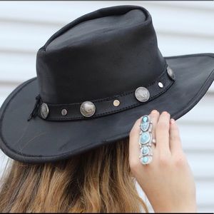 Free People Minnetonka Leather Hat